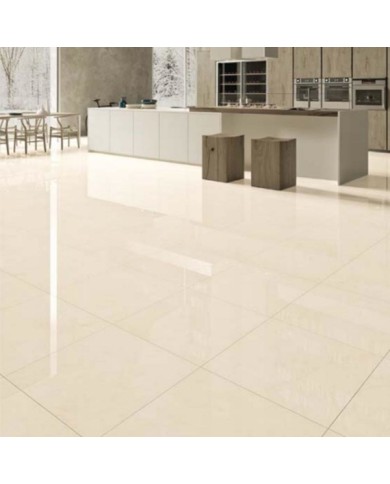 PORCELANATO PULIDO RECTIFICADO PLAIN IVORY