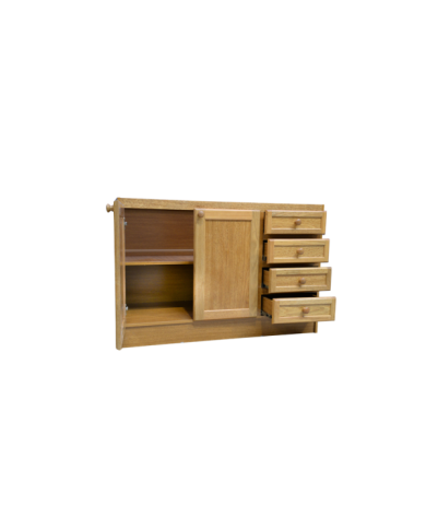 MUEBLE BAJO MESADA CON PUERTAS Y CAJONES 120cm