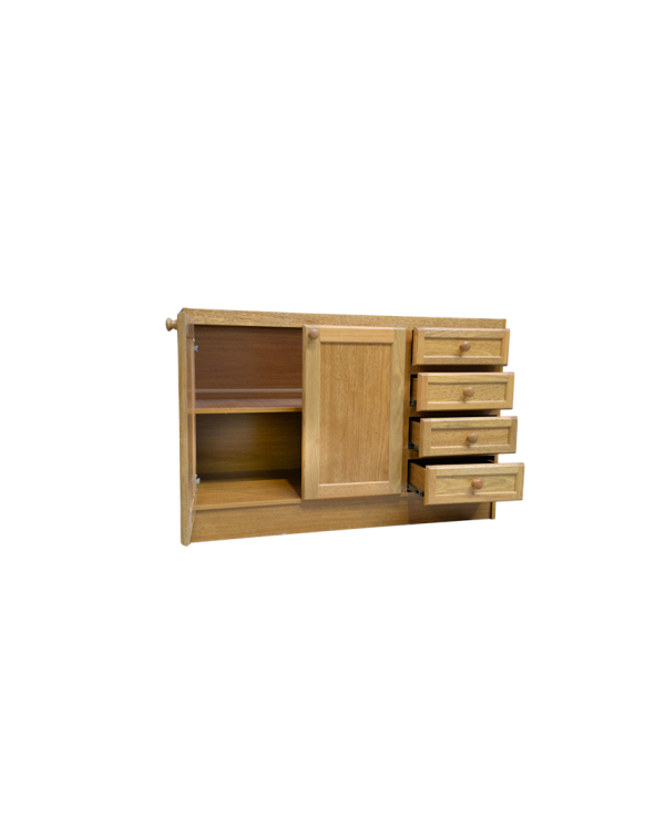 MUEBLE BAJO MESADA CON PUERTAS Y CAJONES 120cm