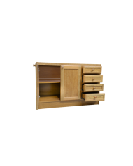 MUEBLE BAJO MESADA CON PUERTAS Y CAJONES 120cm