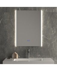 ESPEJO C/LED Y DESEMPAÑADOR 60X80