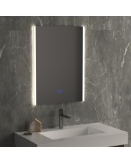 ESPEJO C/LED Y DESEMPAÑADOR 60X80