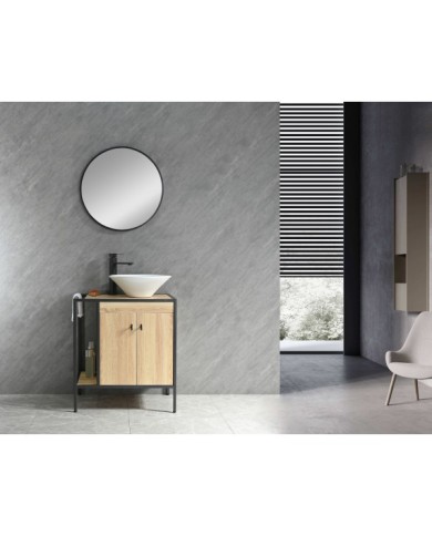 MUEBLE C/ALUMINIO Y BACHA 67 CM