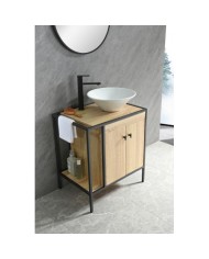 MUEBLE C/ALUMINIO Y BACHA 67 CM