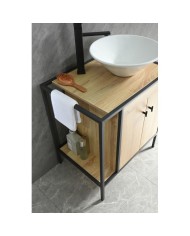 MUEBLE C/ALUMINIO Y BACHA 67 CM