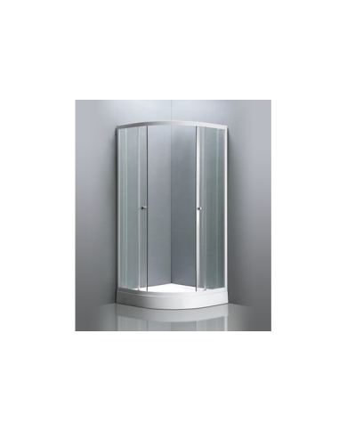 CABINA CURVA 80X80 C/PISO