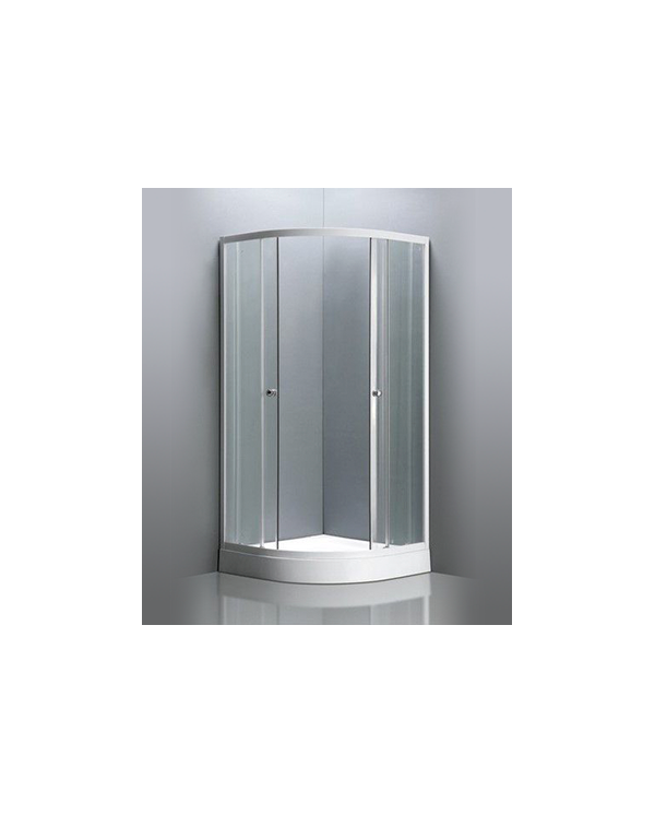 CABINA CURVA 80X80 C/PISO