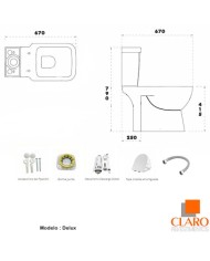 INODORO C/MOCHILA DELUX